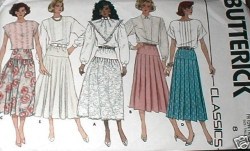 3774 FLARE YOKE SKIRT,LACE OVRSKRT/PLEAT OR NOT PATTERN 14